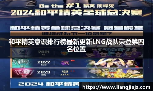 和平精英意识排行榜最新更新LNG战队荣登第四名位置